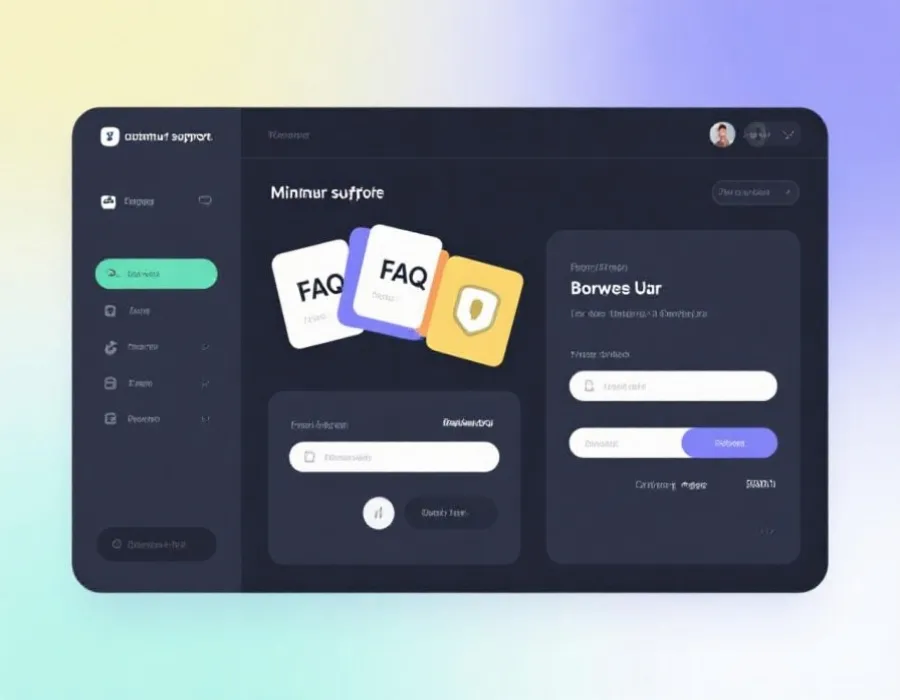 帮助中心与常见问题示意图